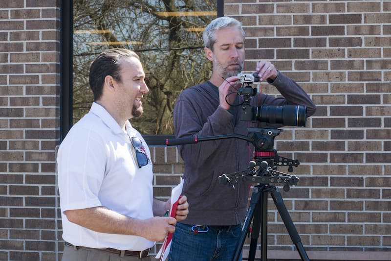 Team behind the scenes